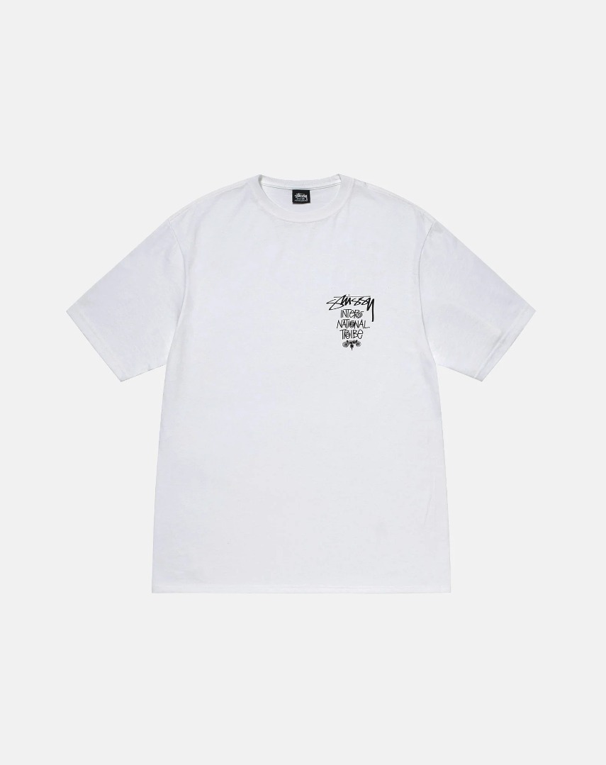★税込★STUSSYブランド★TRIBE STACK TEEスタイル★Tシャツ★ホワイト