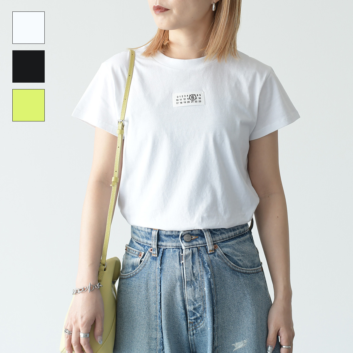 【国内即発】MM6 クロップドTシャツ