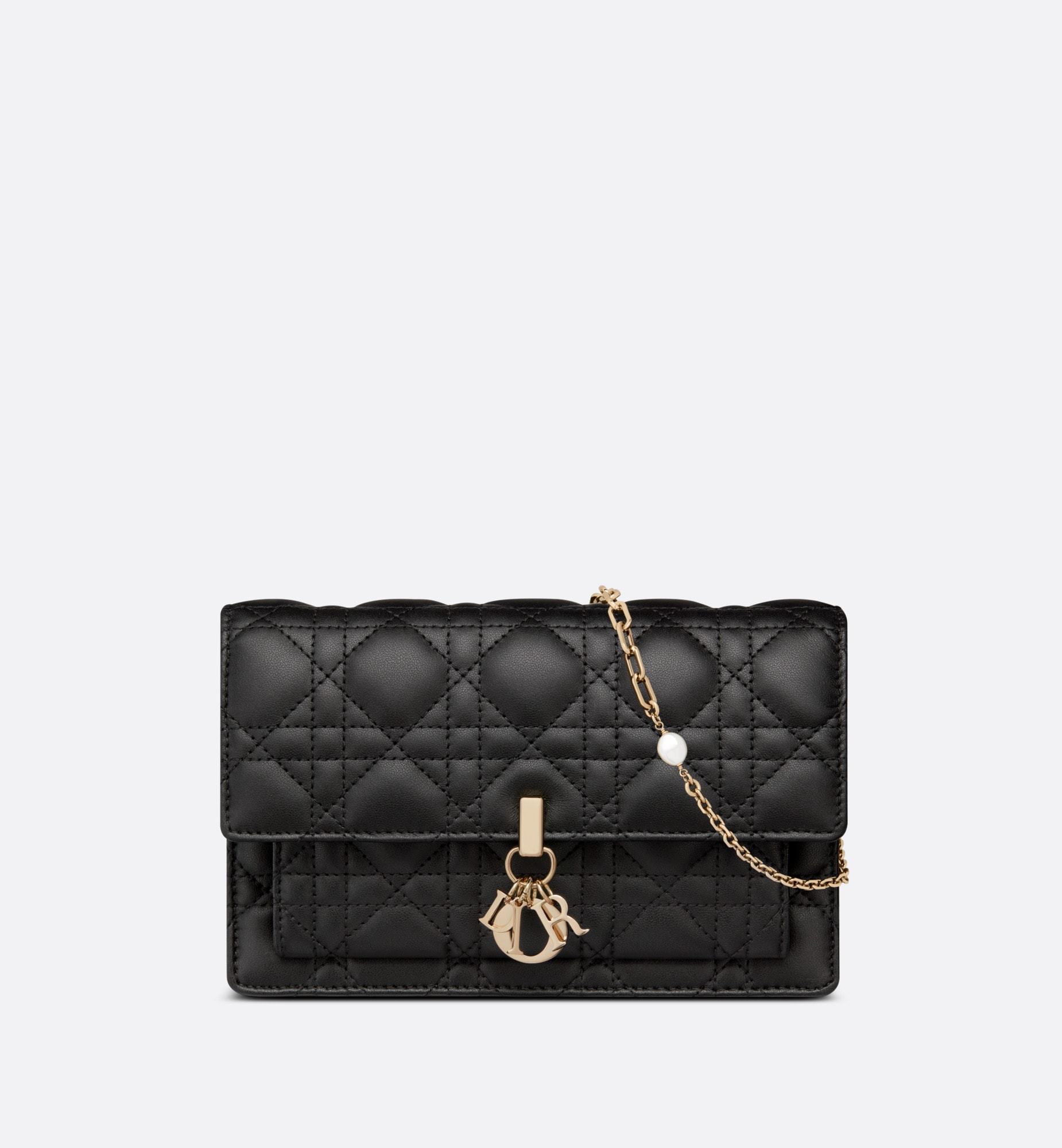 【人気】DIOR ディオール★LADY DIOR ラムスキン チェーンバッグ
