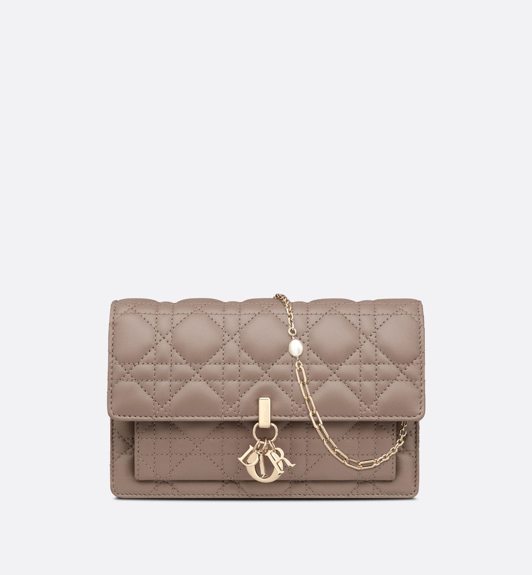【人気】DIOR ディオール★LADY DIOR ラムスキン チェーンバッグ