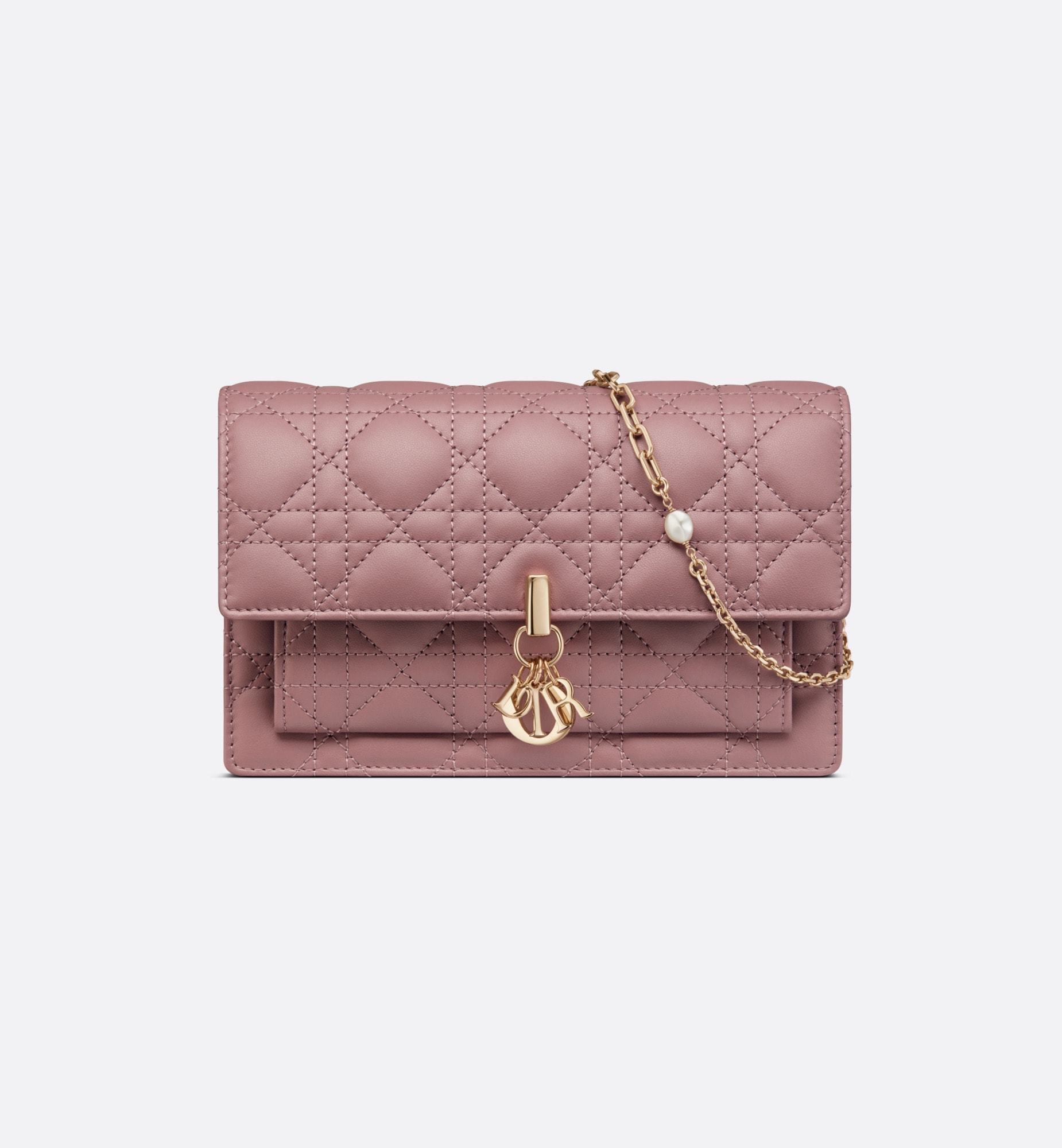 【人気】DIOR ディオール★LADY DIOR ラムスキン チェーンバッグ