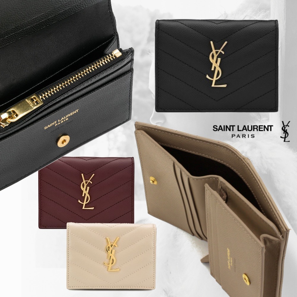 SAINT LAURENT モノグラム　コンパクト財布