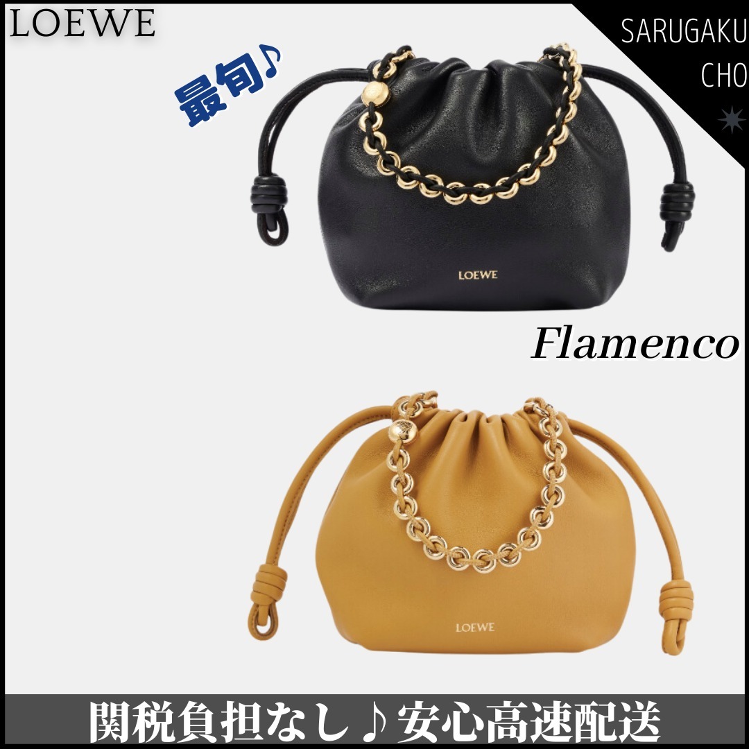 新作♪LOEWE フラメンコパース バッグ ミニ（メローナパラム）