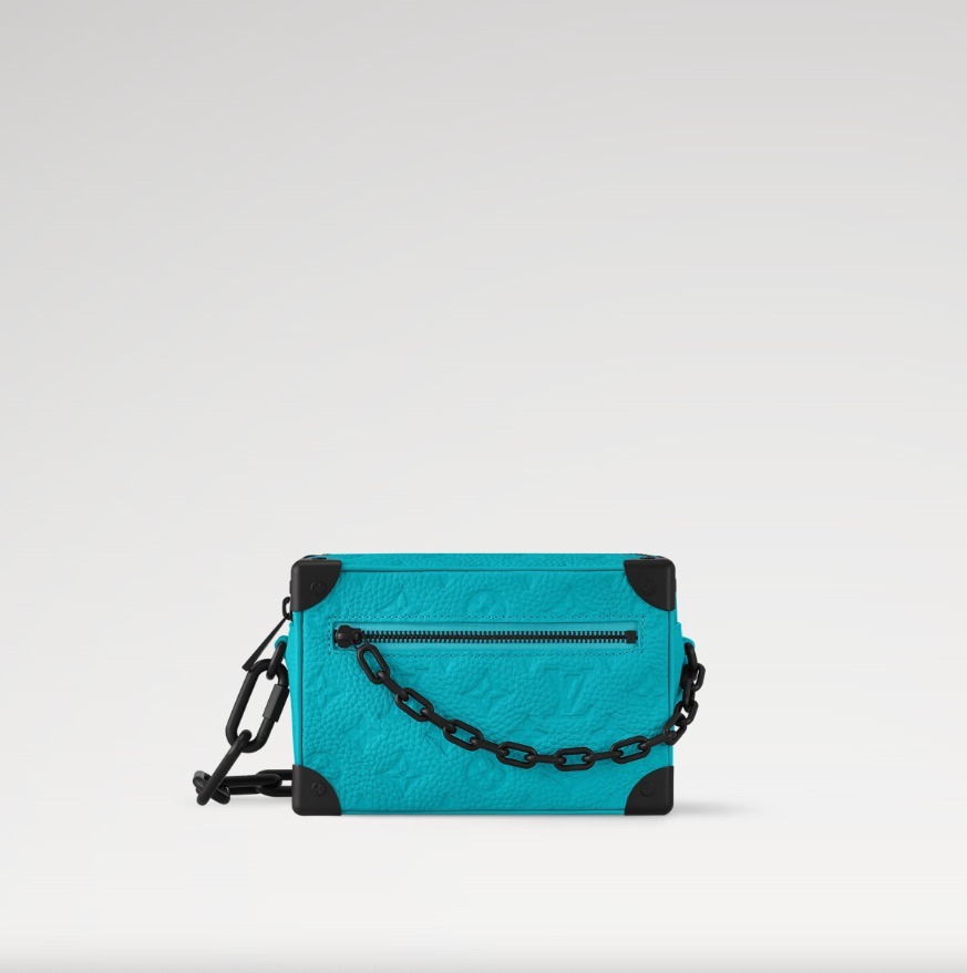 目を惹く綺麗なブルー♪【Louis Vuitton】ミニ・ソフトトランク