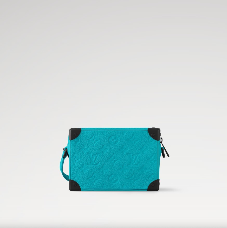 目を惹く綺麗なブルー♪【Louis Vuitton】ミニ・ソフトトランク