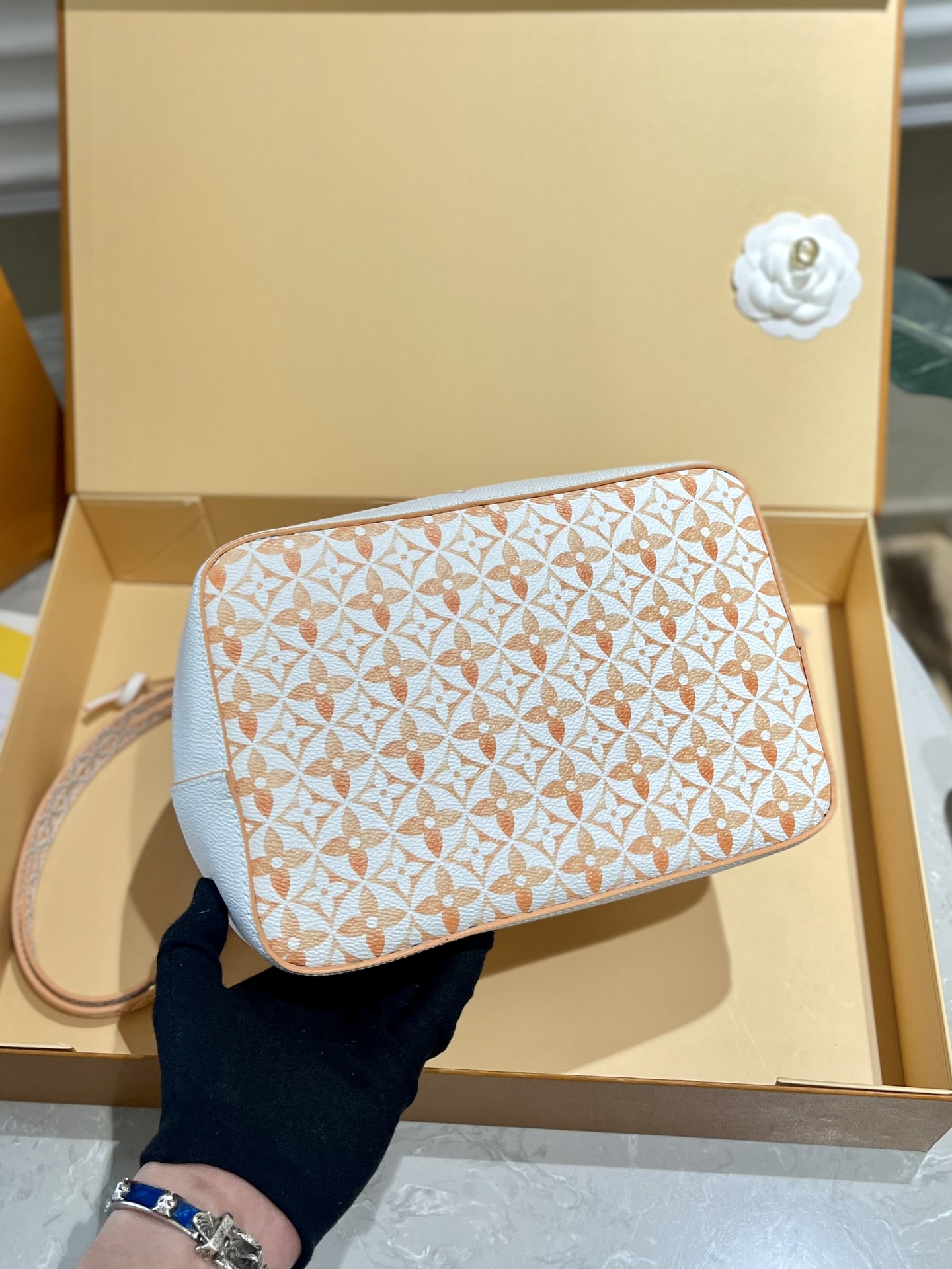 Louis Vuitton 夏限定絶品グラデーションバケットNEONOE シャンパンバケットシリーズ