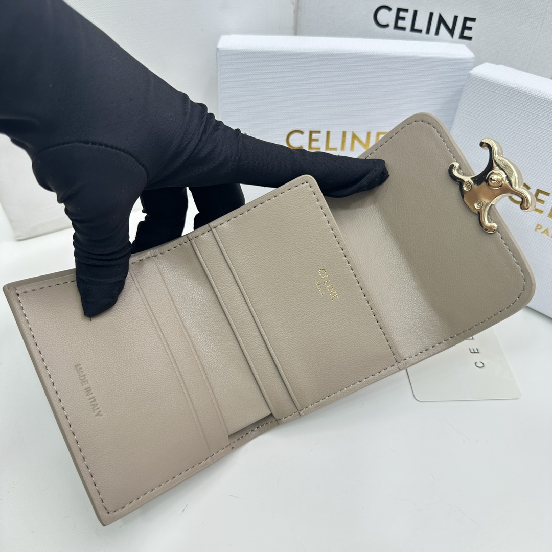 ◆国内発送◆【CELINE】スモール フラップウォレット　ミニ財布