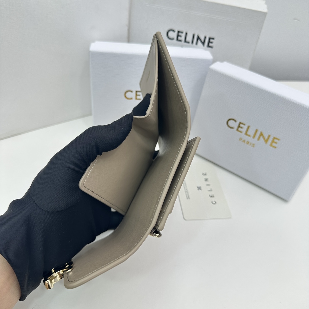 ◆国内発送◆【CELINE】スモール フラップウォレット　ミニ財布