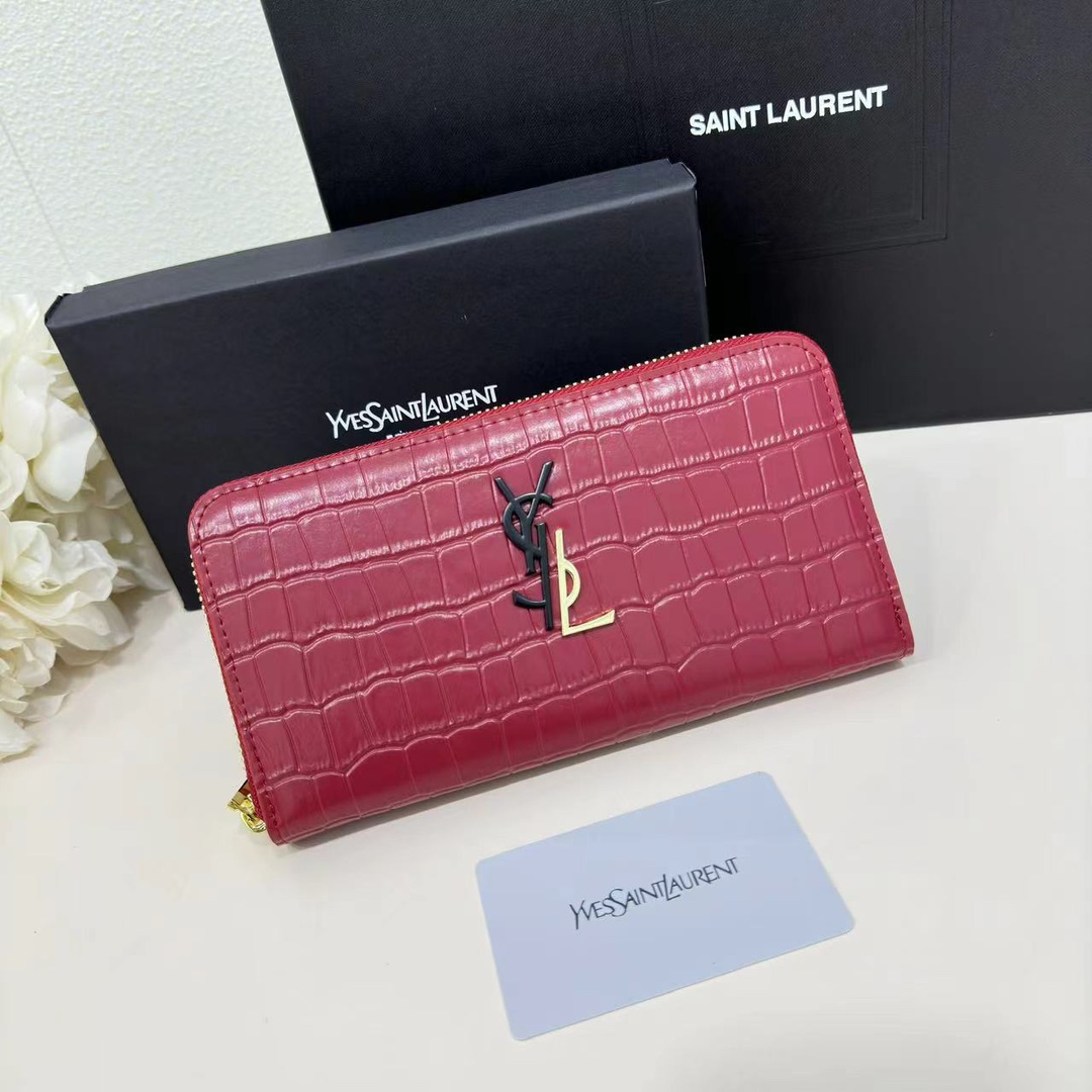 SAINT LAURENT 【入手困難】ファスナー財布★全色★