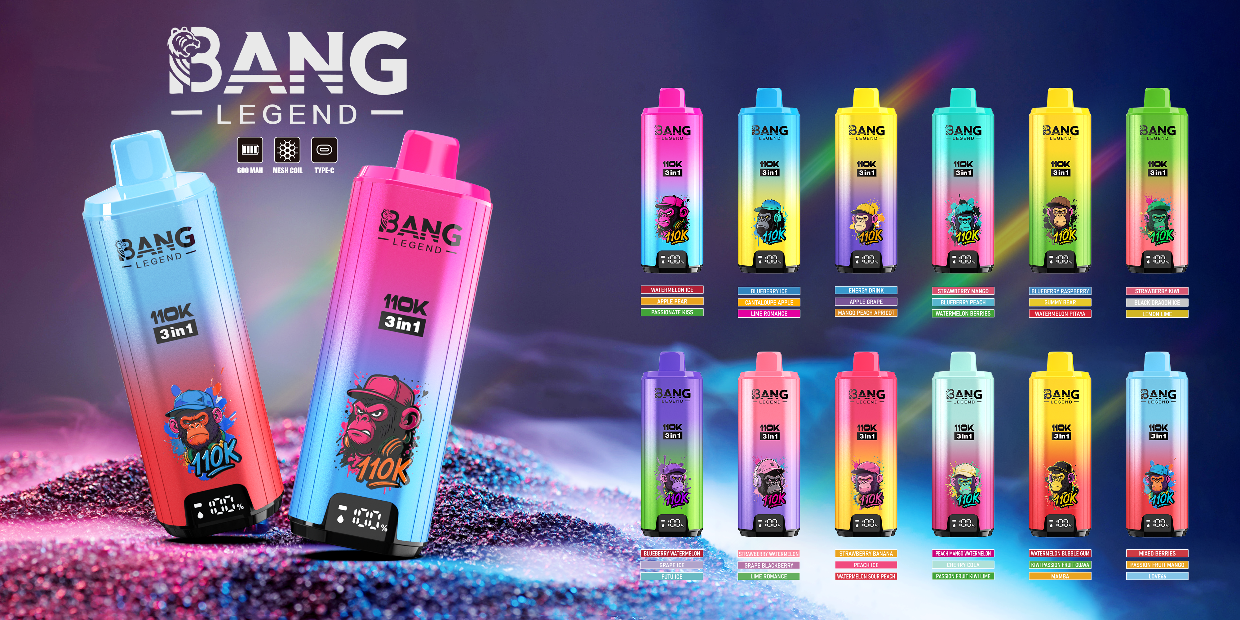 BANG LEGEND 110K 3in1 フレーバーデバイス