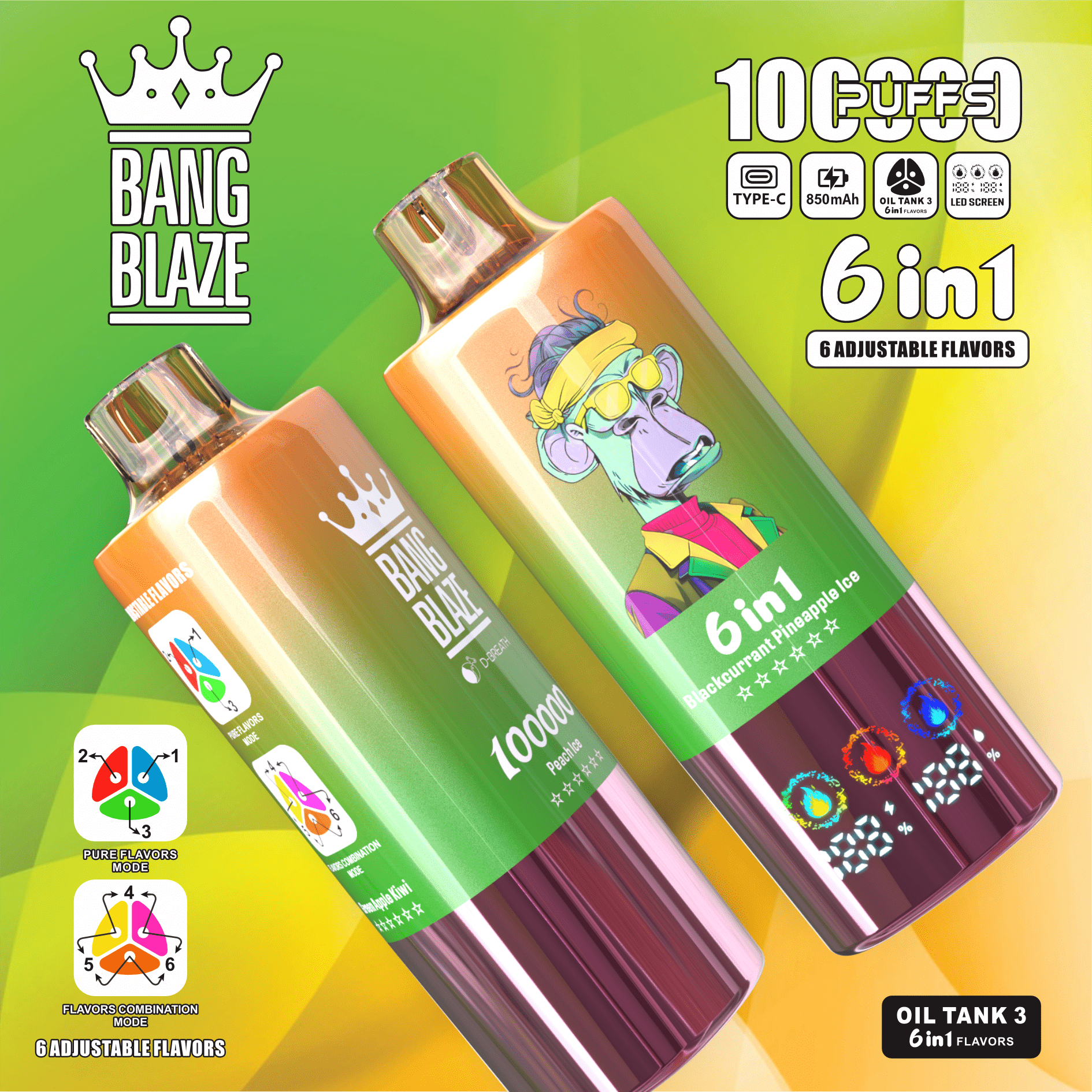 BANG BLAZE 100K 6in1 フレーバーデバイス