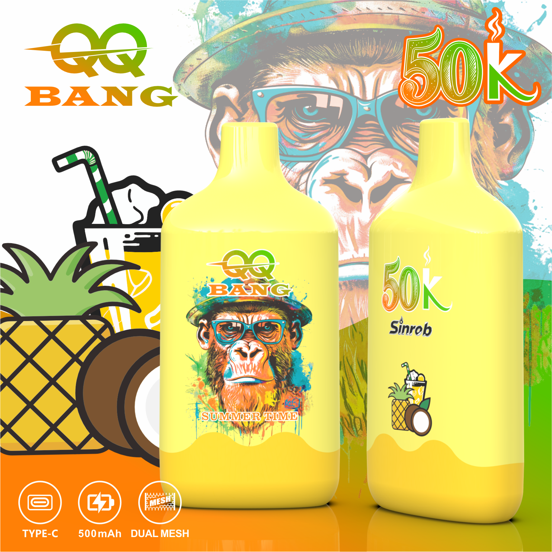 QQ BANG 50K シングルフレーバーデバイス｜充電式・ロングユース
