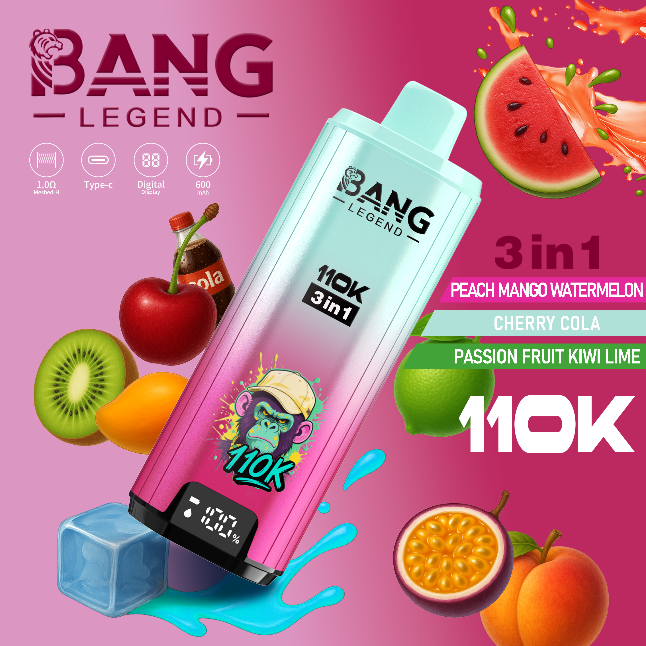 BANG LEGEND 110K 3in1 フレーバーデバイス