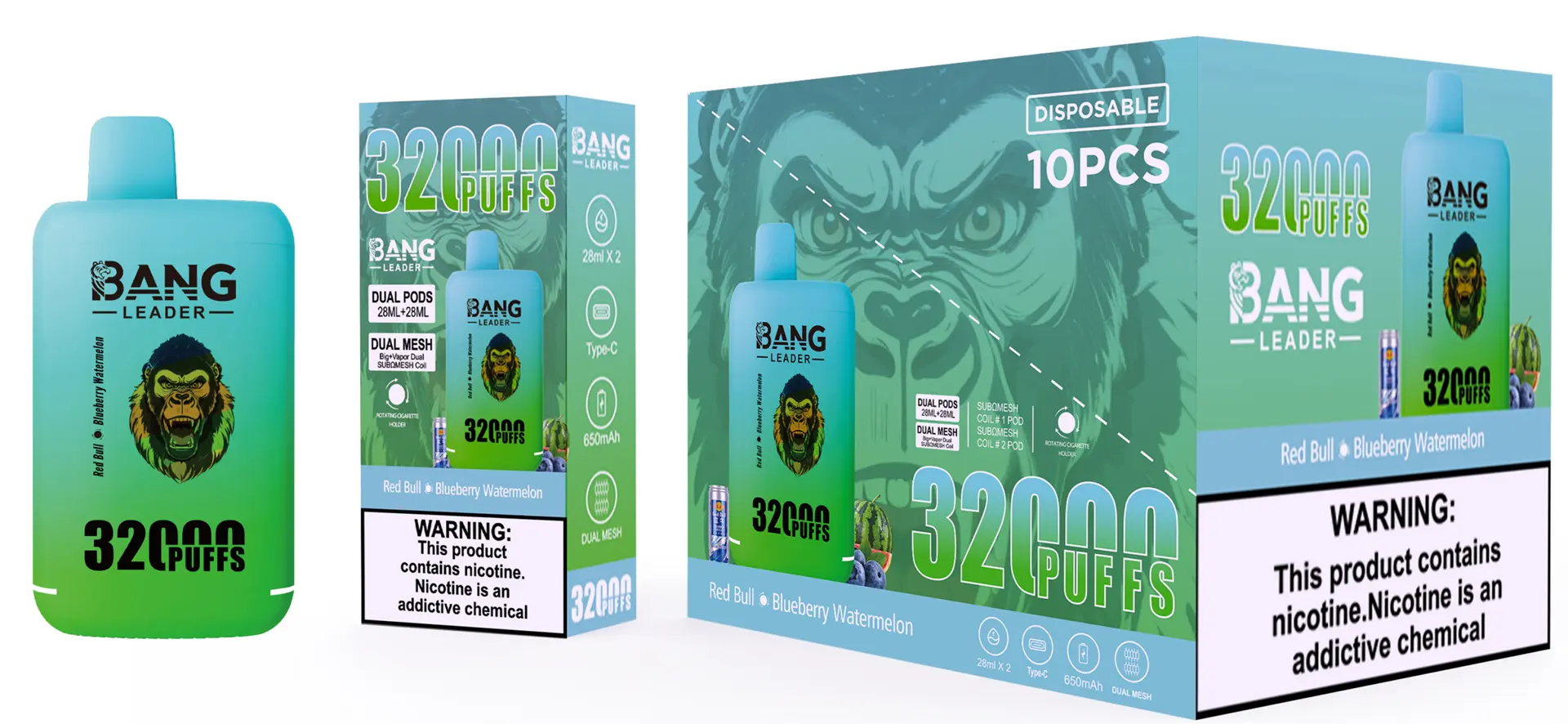 BANG LEADER 32K 梱包仕様