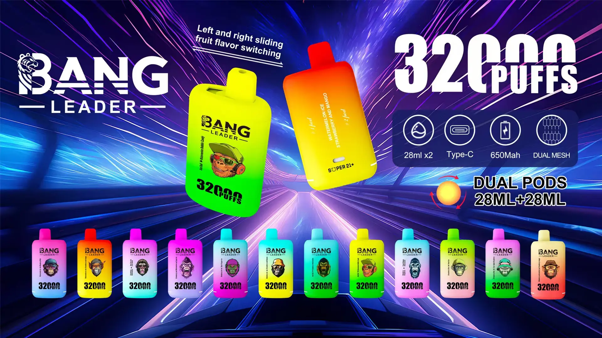 BANG LEADER 32K デュアルフレーバーモデル