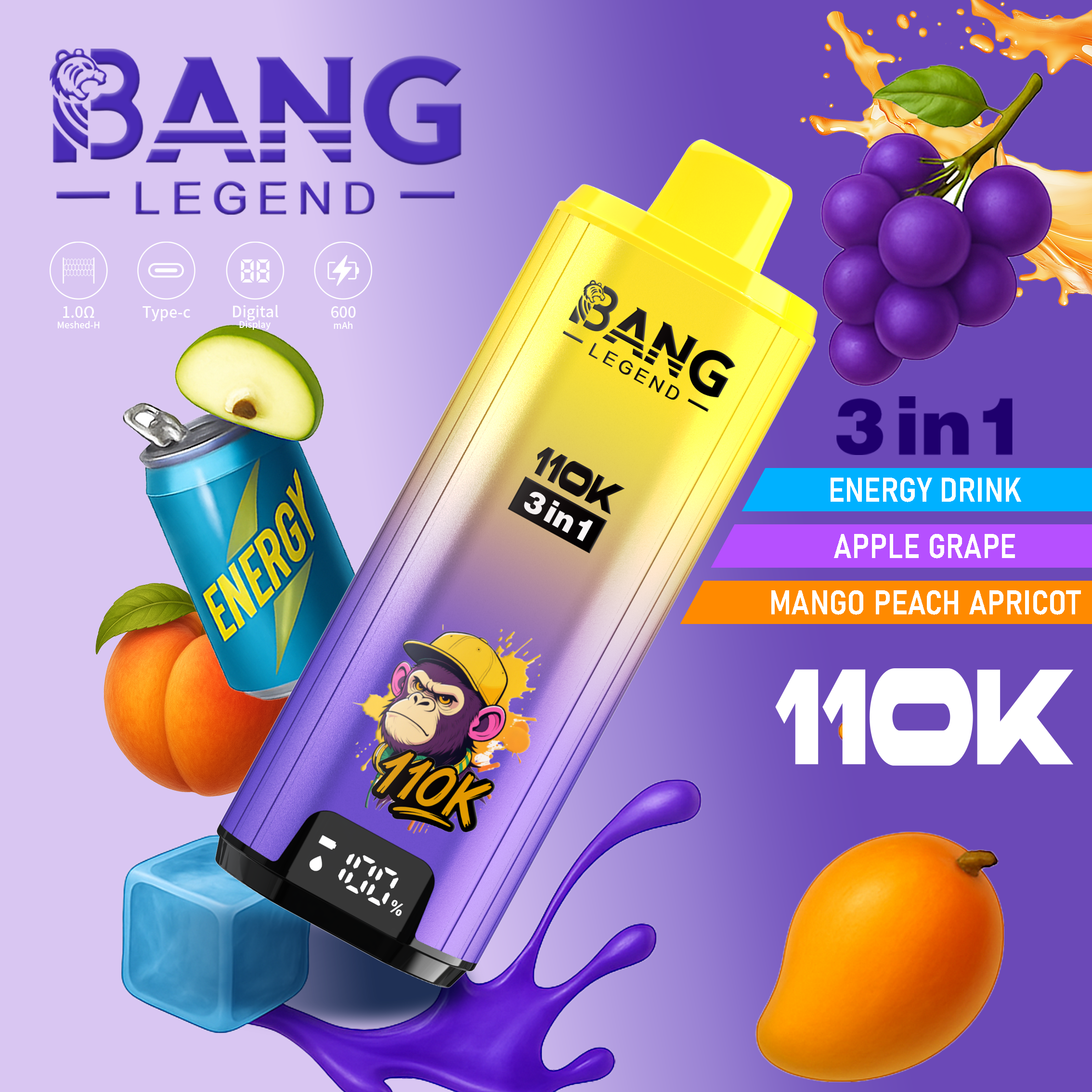 BANG LEGEND 110K 3in1 フレーバーデバイス
