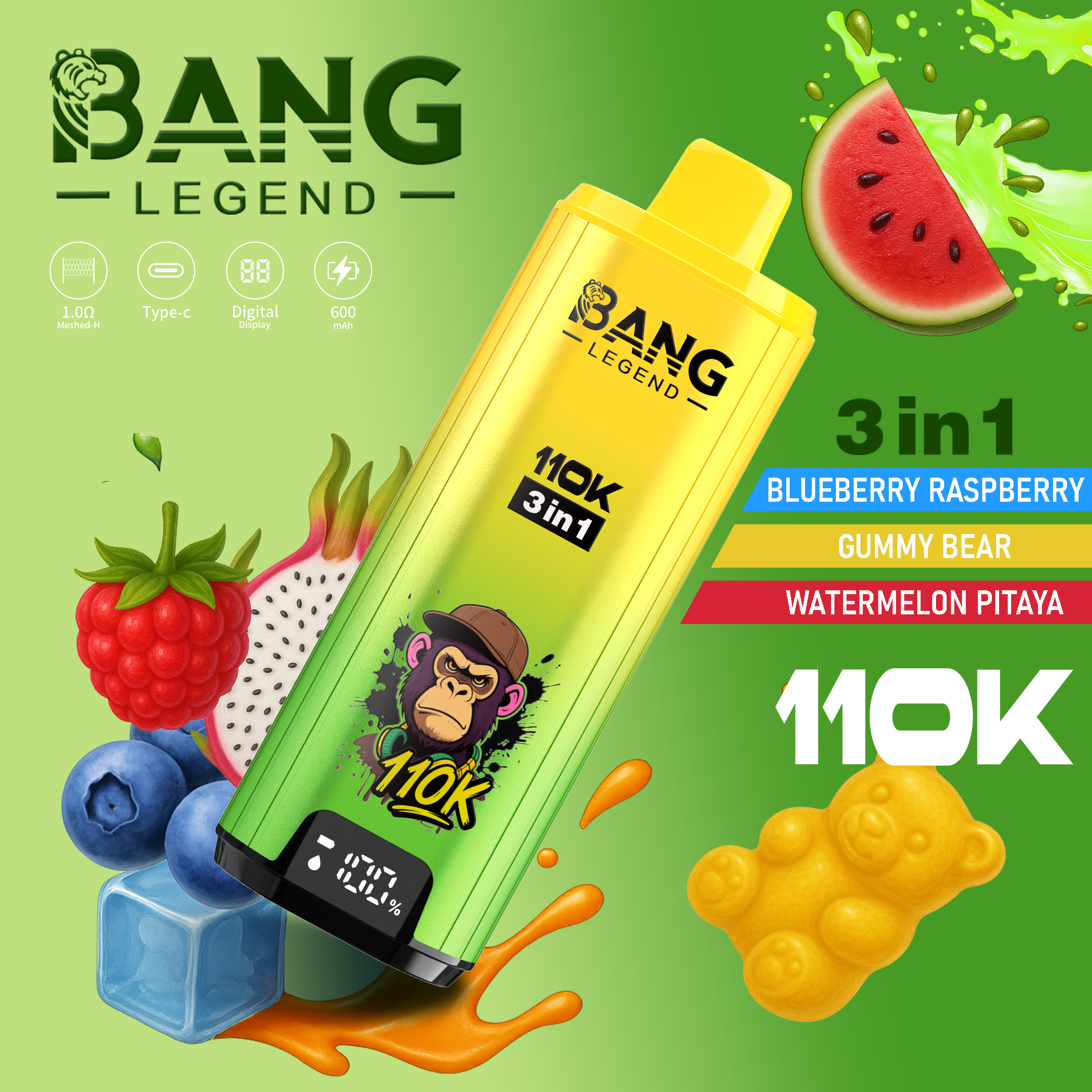 BANG LEGEND 110K 3in1 フレーバーデバイス