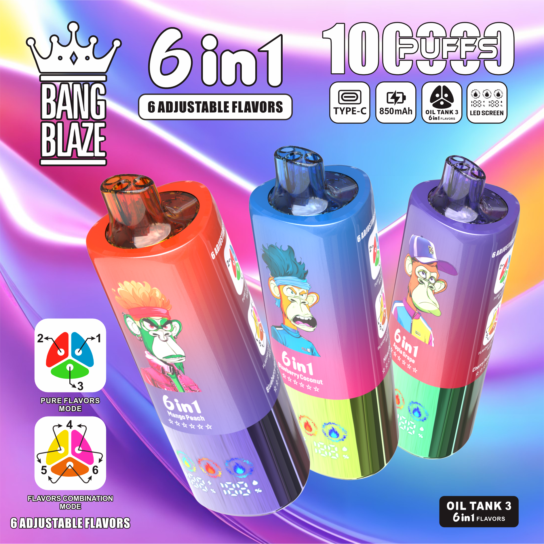BANG BLAZE 100K 6in1 フレーバーデバイス