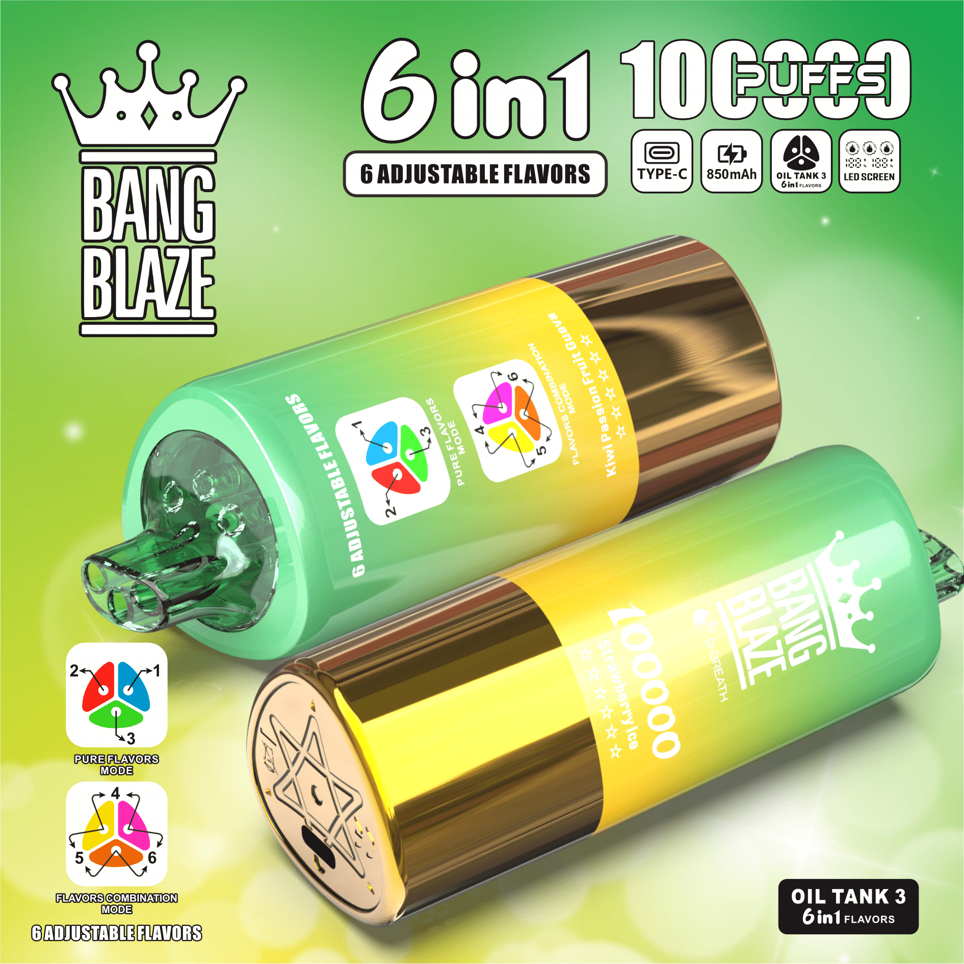 BANG BLAZE 100K 6in1 フレーバーデバイス