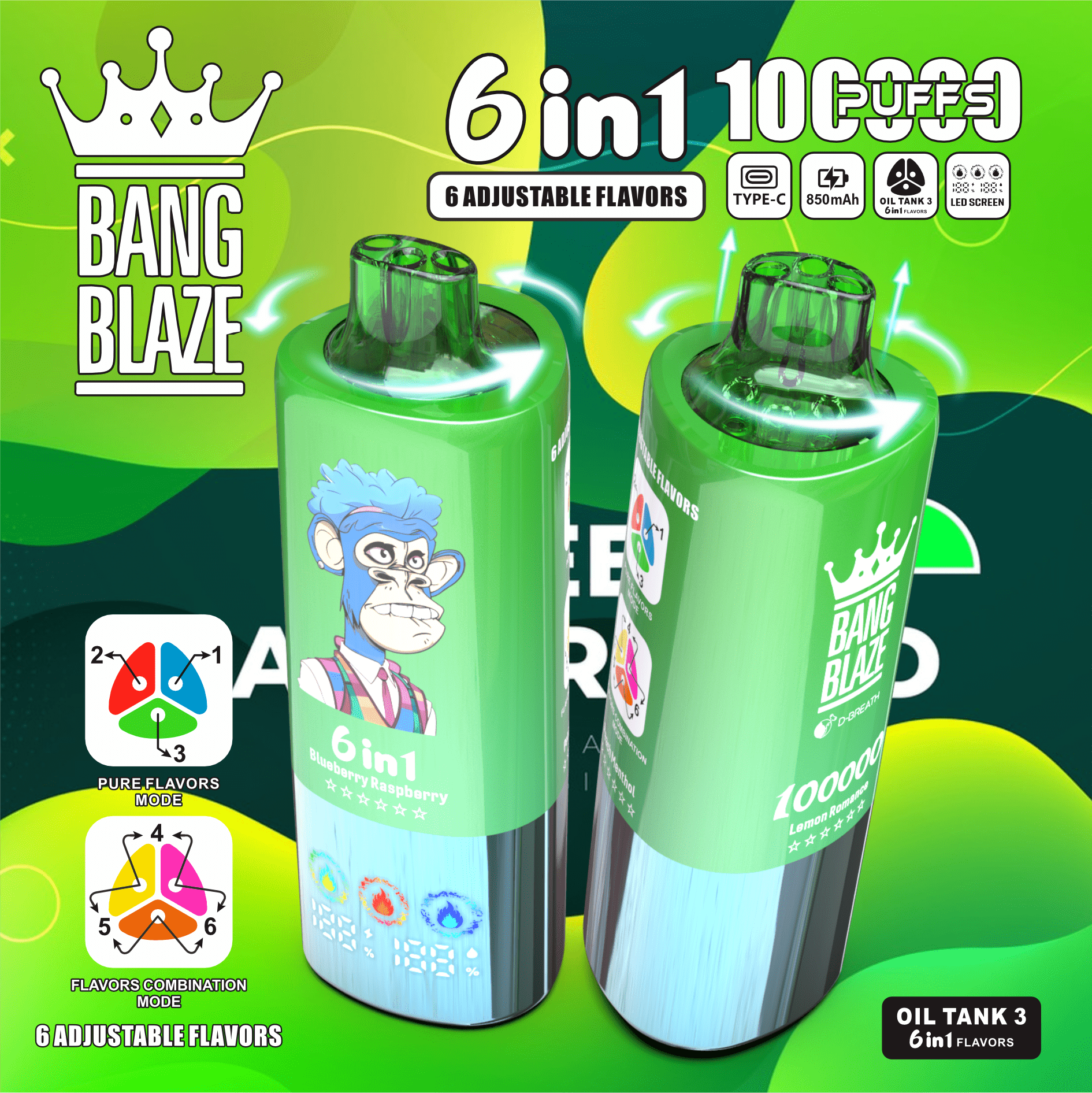 BANG BLAZE 100K 6in1 フレーバーデバイス