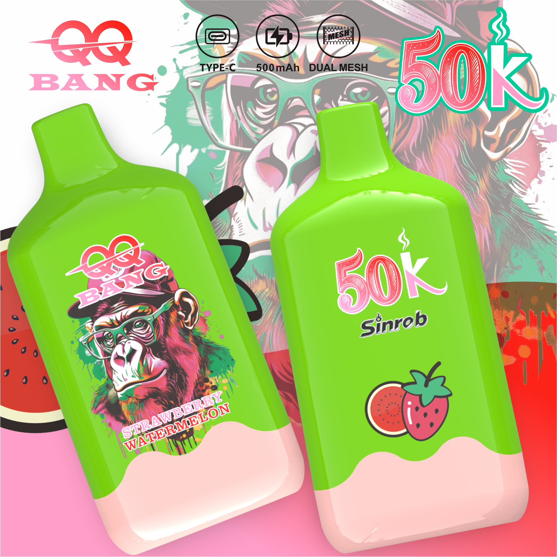 QQ BANG 50K シングルフレーバーデバイス｜充電式・ロングユース