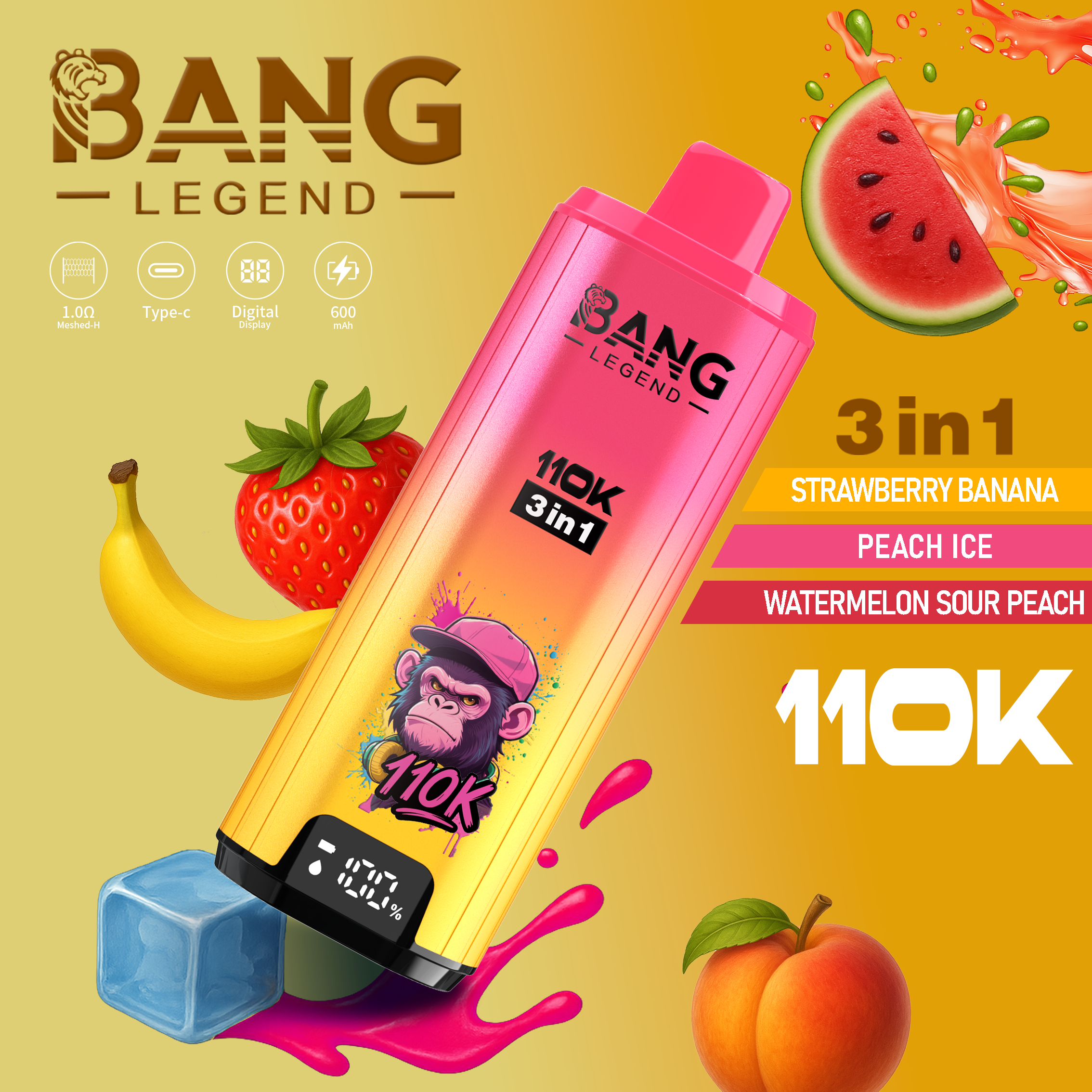 BANG LEGEND 110K 3in1 フレーバーデバイス