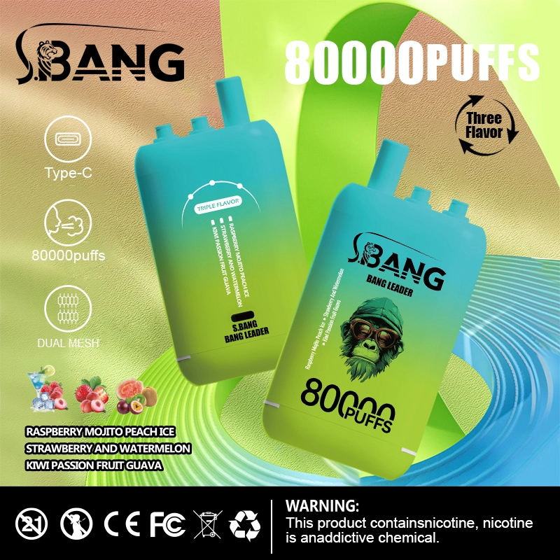 Bang Leader 80K Puffs 3 in 1 Flavors