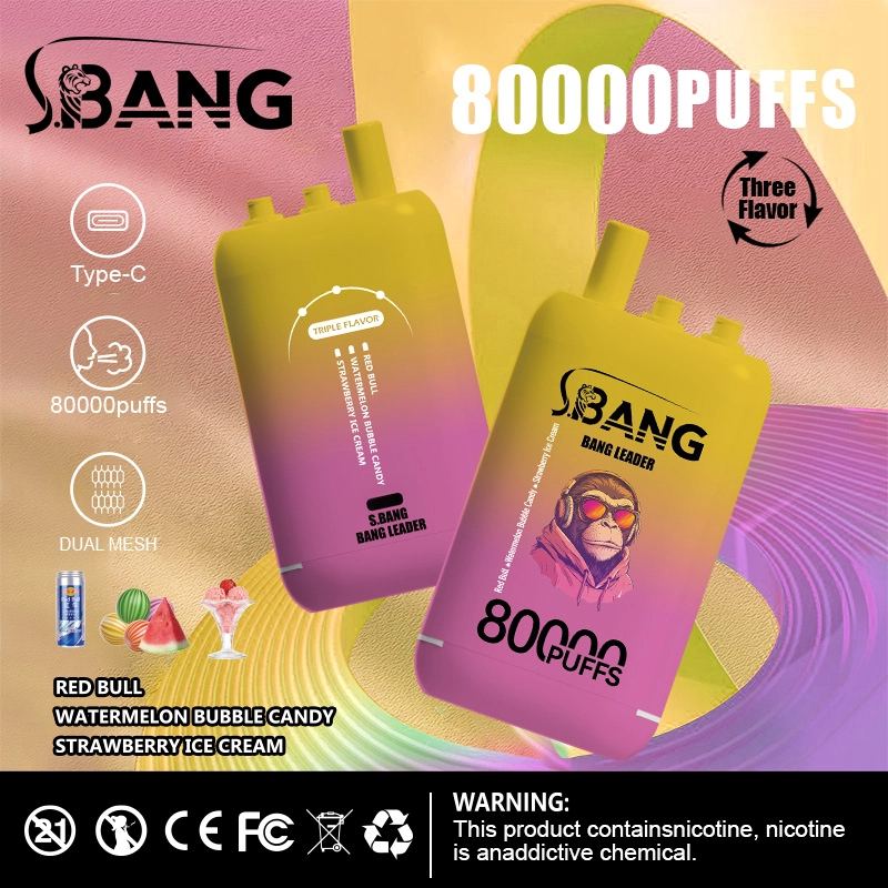 Bang Leader 80K Puffs 3 in 1 Flavors