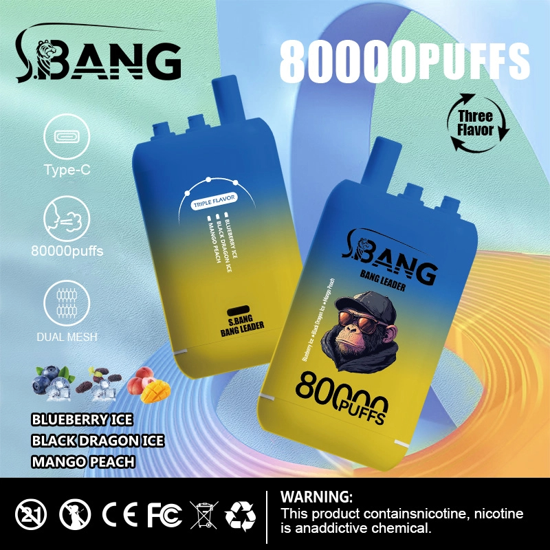 Bang Leader 80K Puffs 3 in 1 Flavors