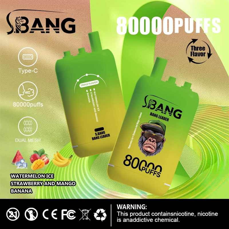 Bang Leader 80K Puffs 3 in 1 Flavors