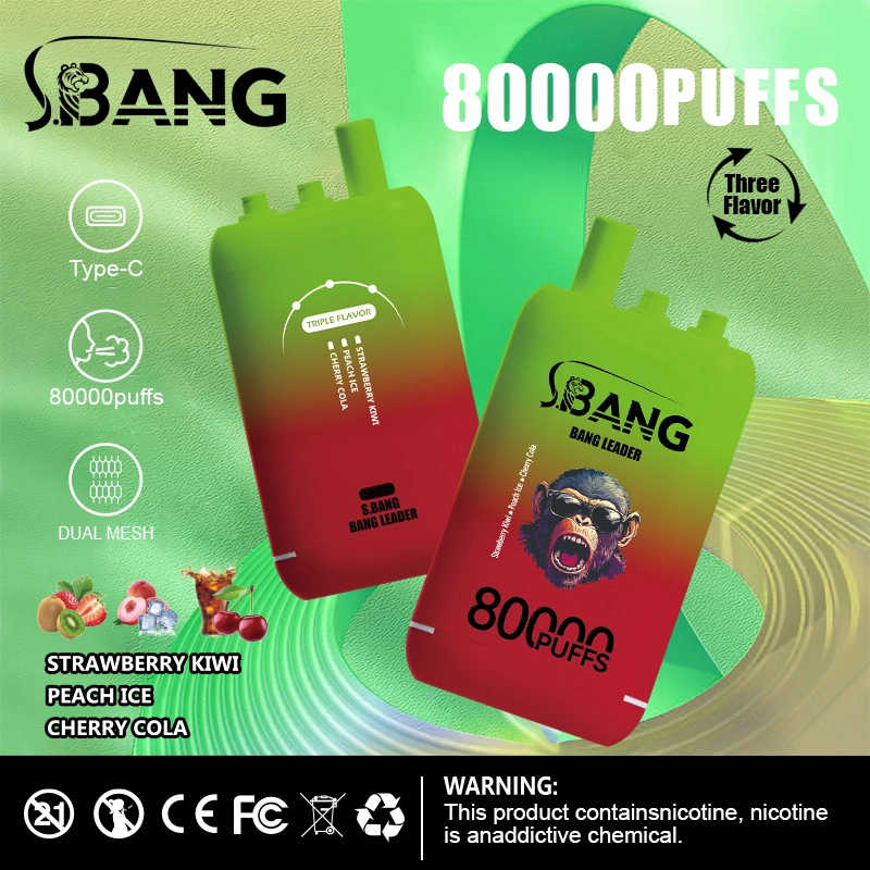 Bang Leader 80K Puffs 3 in 1 Flavors
