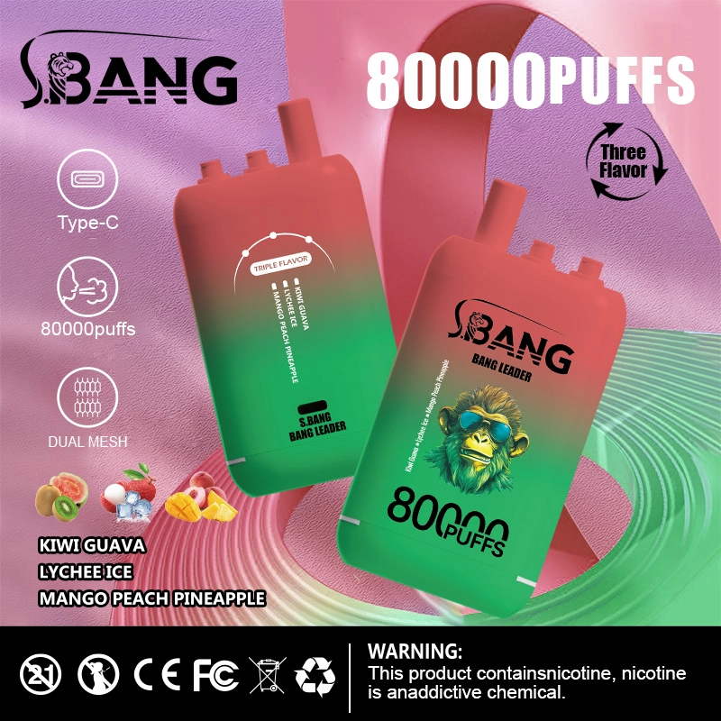 Bang Leader 80K Puffs 3 in 1 Flavors