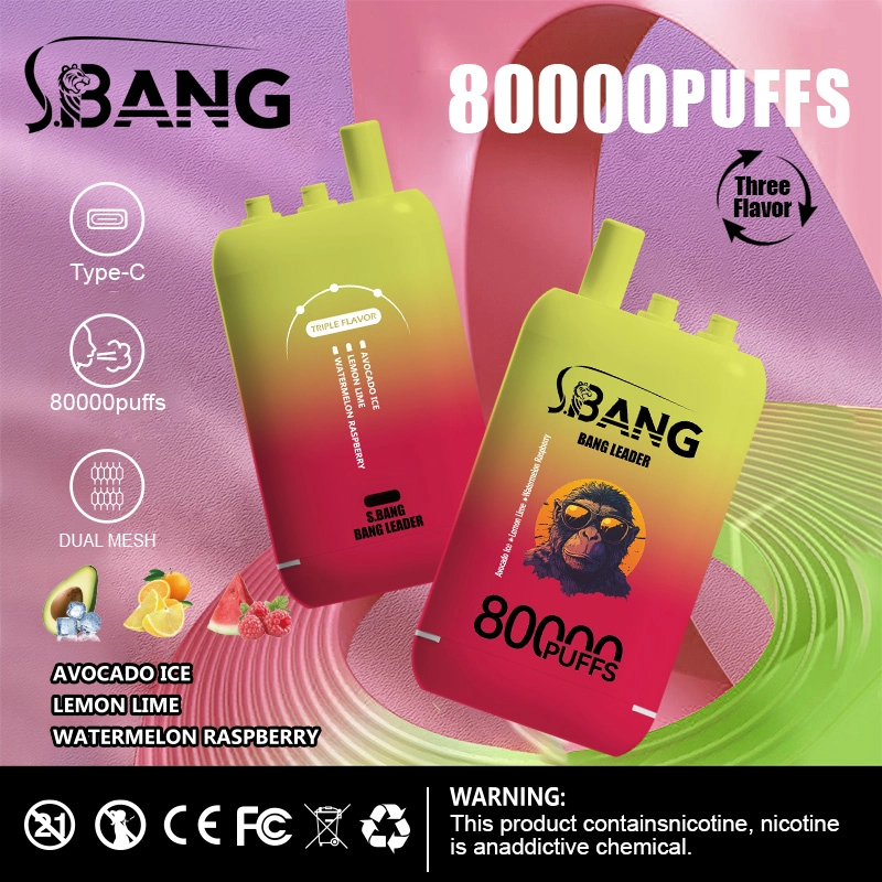 Bang Leader 80K Puffs 3 in 1 Flavors