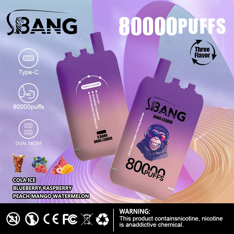 Bang Leader 80K Puffs 3 in 1 Flavors