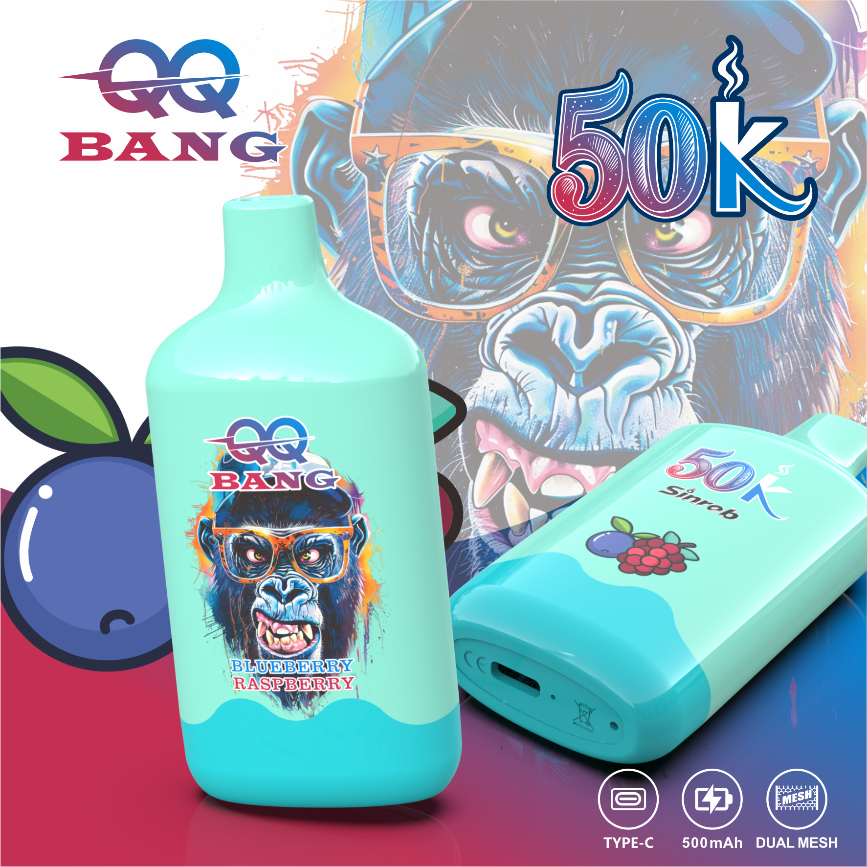 QQ BANG 50K シングルフレーバーデバイス｜充電式・ロングユース
