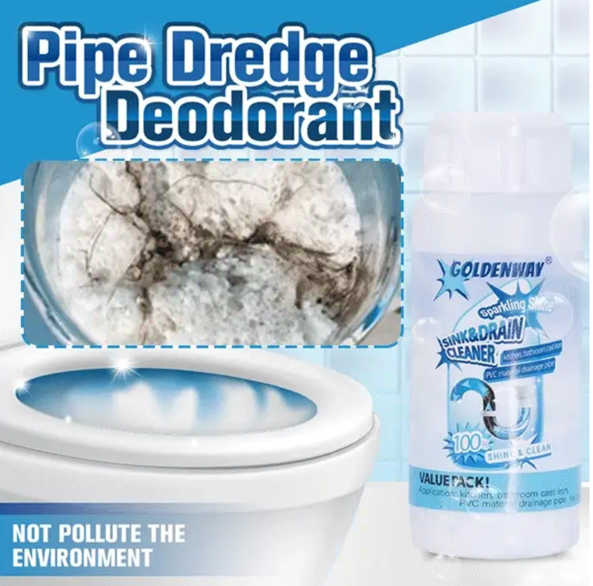 Clear & Fresh in One Go! Pipe Dredge Deodorant – 50% OFF