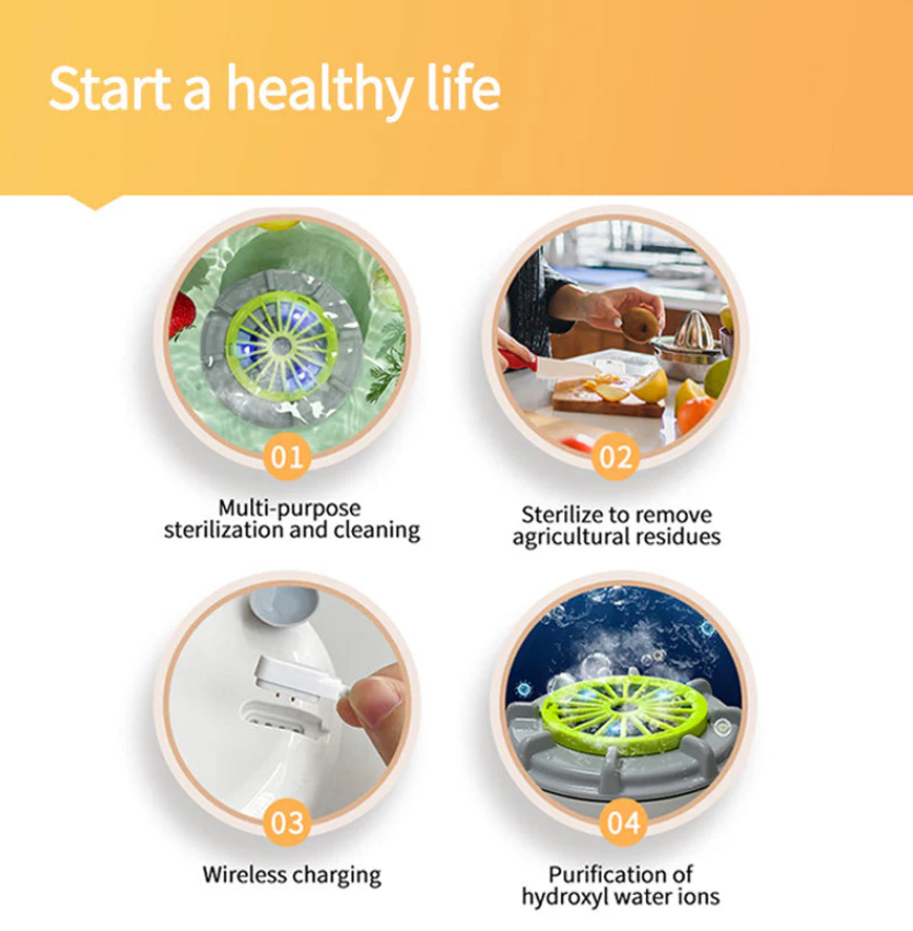 🌲🎁Efficient Portable Fruit & Vegetable Washers