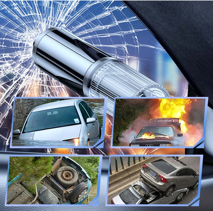 🌟 Hot Sale 50% OFF🌟Emergency Car Window Breaker Seatbelt Cutter Tool