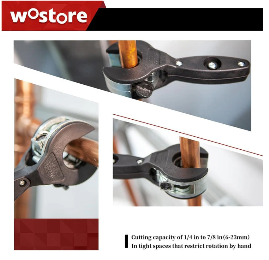 🔥Hot Sale 🔥Essential tools for the home🛠️ 3-Piece Ratcheting Tubing Cutter Set🔧
