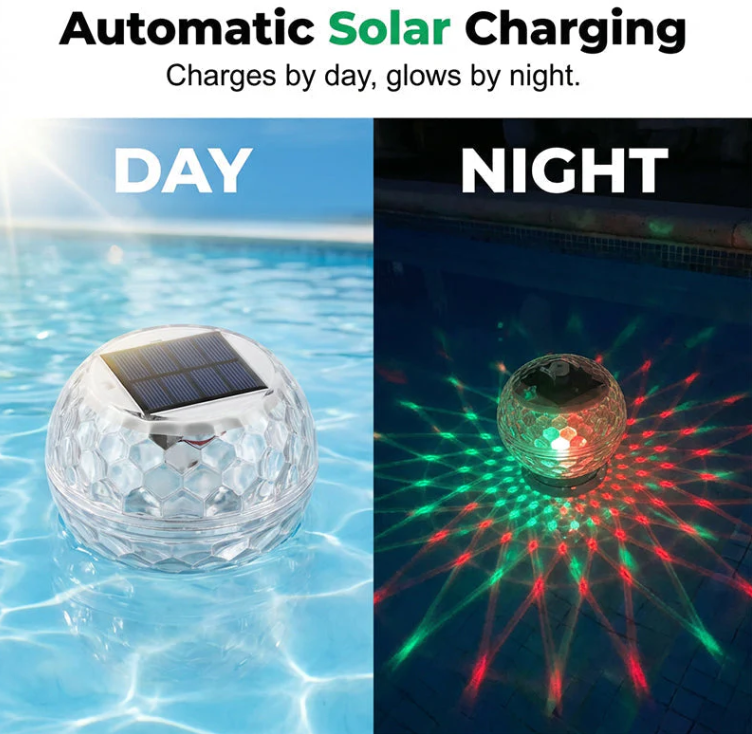 🔥New Hot Selling❤️‍🔥Solar-Powered Floating Pool Lights