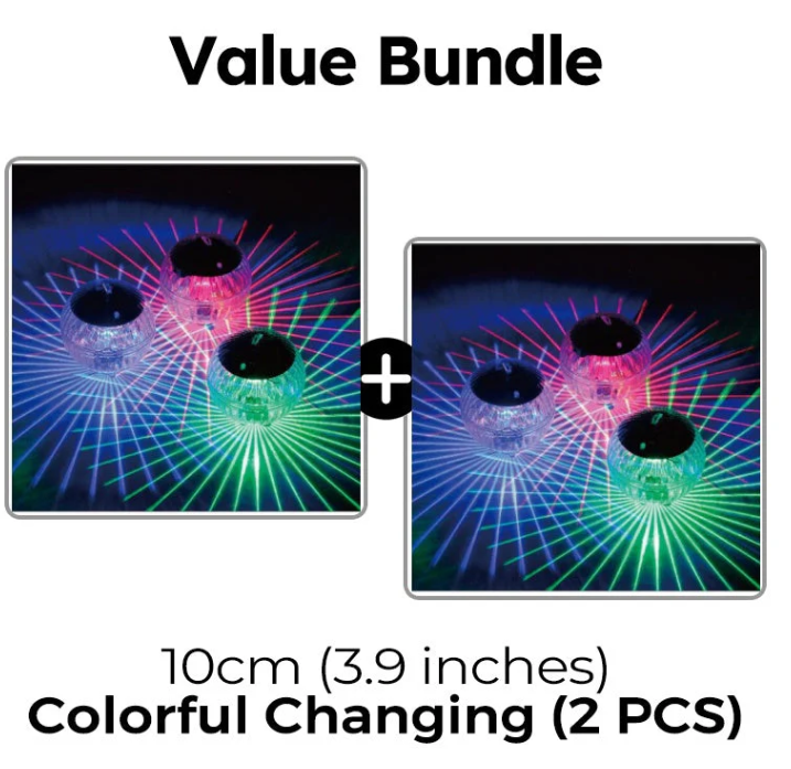 🔥New Hot Selling❤️‍🔥Solar-Powered Floating Pool Lights