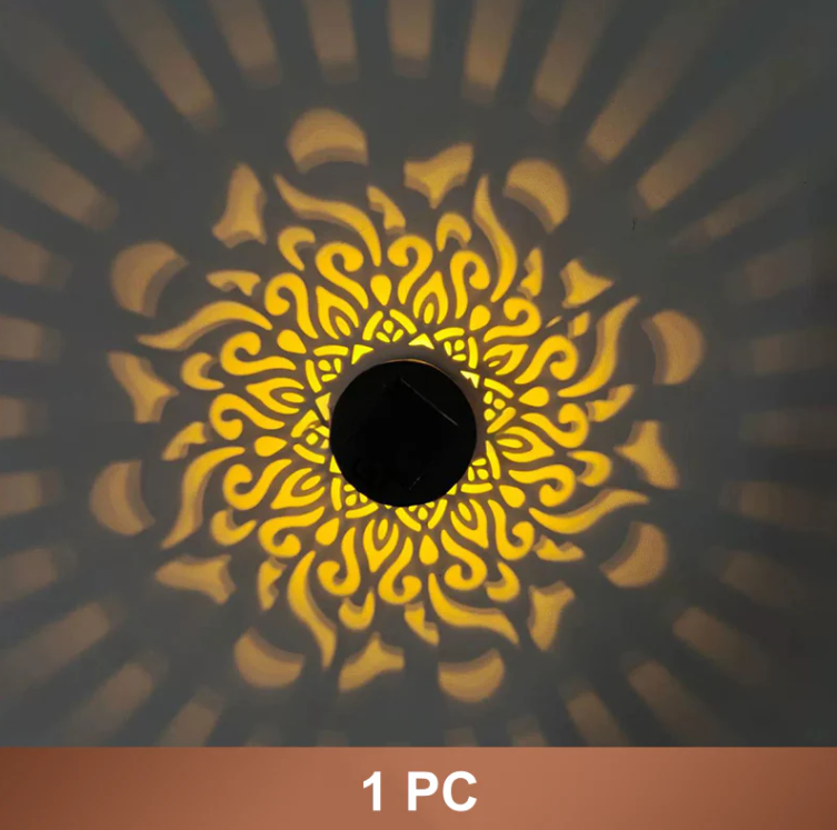 📢📢50% OFF !!!⏰Solar-Powered Mandala Projector Light