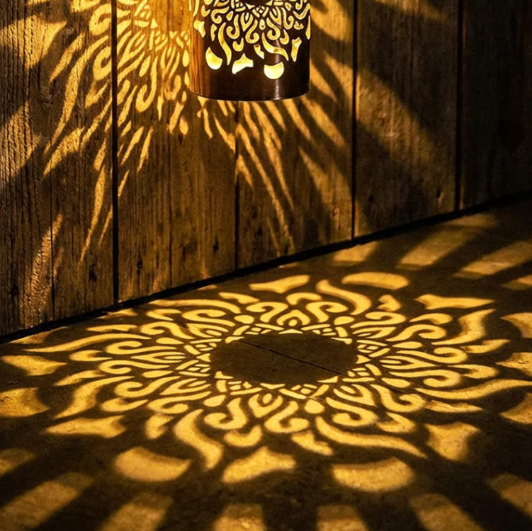 📢📢50% OFF !!!⏰Solar-Powered Mandala Projector Light