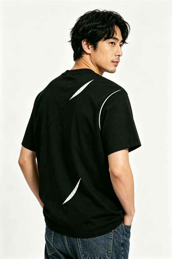 2色展開大人シンプル配色Ｔシャツ