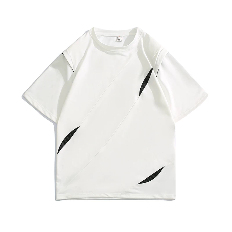 2色展開大人シンプル配色Ｔシャツ