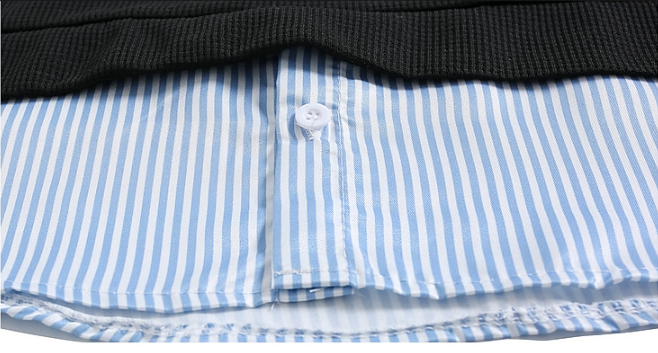 フェイクレイヤード半袖Ｔシャツ3色