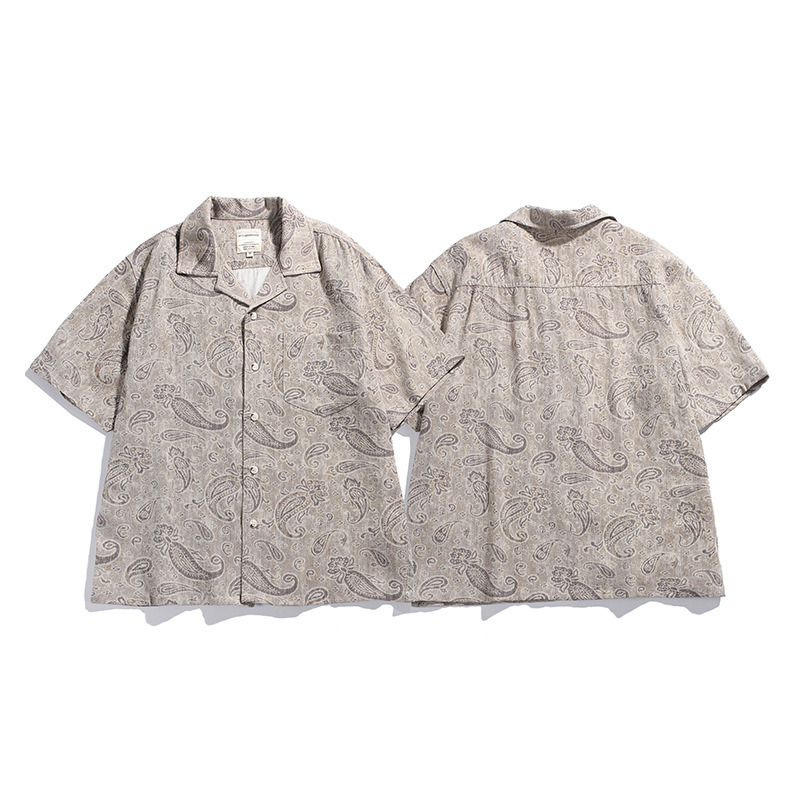 ヴィンテージペイズリー総柄シャツ