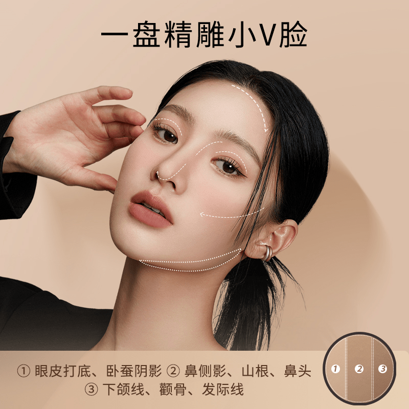 涂酷美术课立体修容粉饼套装（限量款）