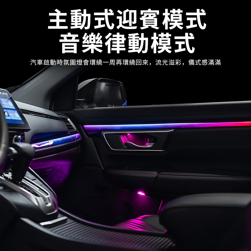 适用于沃爾卡適用本田CRV5/CRV5.5氛圍燈17-22款款皓影氛圍燈裝飾改裝專用車內氣氛燈