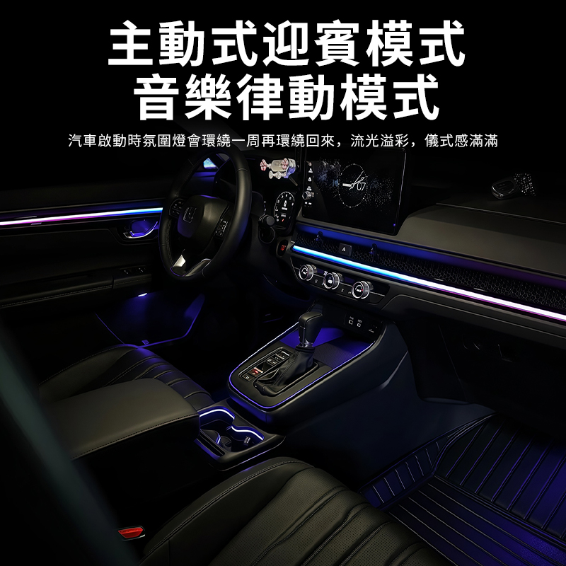 適用本田CRV6代氛圍燈23-24款皓影氛圍燈裝飾改裝專用車內氣氛燈